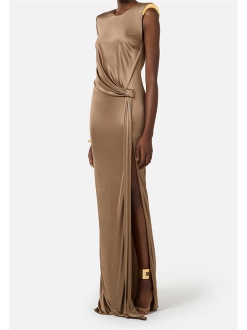 RED CARPET DRESS ELISABETTA FRANCHI | ABR2461E2229 argilla